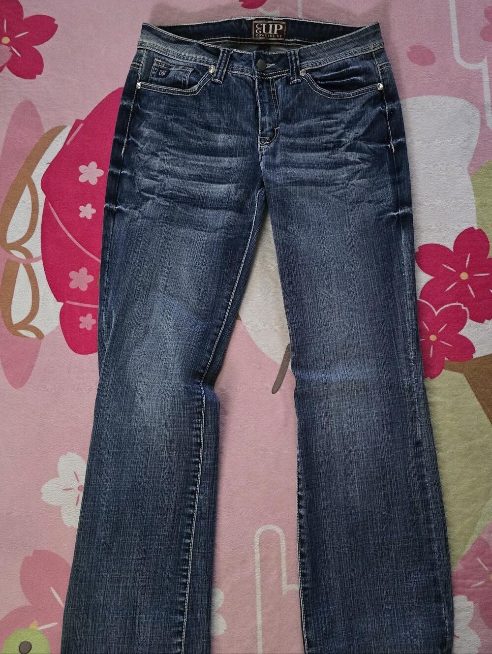 Cowgirl Up 30x34 Women's Dark Blue Bootcut Jeans